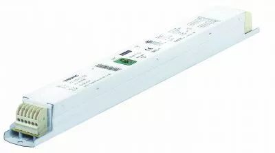 Ballast �lectronique gradable DALI, pour 2 lampes G5/T5 28/54W - 425X30X21mm, borniers � clips, 3 profils pr�-programm�s et fonc