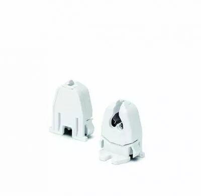 Douille G5-T5 avec pied � clipser ou � visser 500V 2A sans rotor; axe de la lampe 13,2mm (127311)