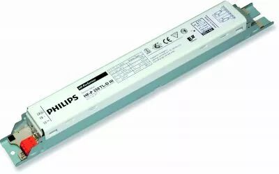 Ballast �lectronique non gradable pour 3 ou 4 lampes - G13/T8 18W - 280X39X28mm, borniers � clips, 8 ou 10 fils (127394)