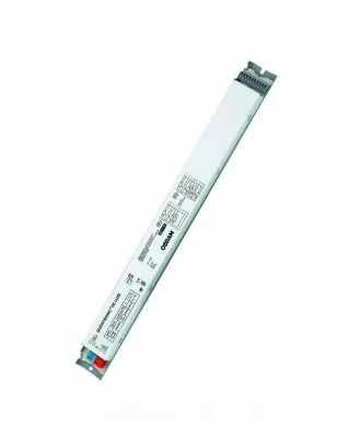Ballast �lectronique gradable DALI, pour 2 lampes G5/T5 28/54W; T5c/2GX13 55W; 2G11 55W - 423X30X21mm, borniers � clips, 7 fils 
