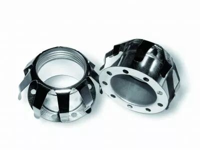 Bague pour Douille E14 m�tallique � ressort et collerette (montage pi�ces en verre avec diam�tre 38 � 41mm) (140164)