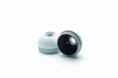 Capuchon pour douille E26/E27 noir, filetage m�tallique M10X1 et vis de blocage de tige (140167)