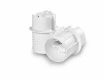 Chemise à clipser pour douille E14 mi-filetée 250V 2A, T180°C blanche (140185)