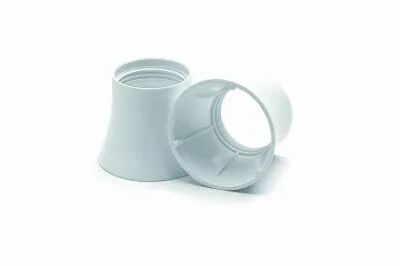Bague pour Douille E14 thermoplastique blanc 45x37mm (140290)