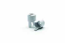 Capuchon clipsable pour douille thermoplastique E14, 230V 2A, blanc (140299)