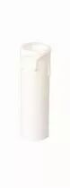 Fourreau thermoplastique blanc pour douille bougie diamètre intérieur 24mm, 26x65mm, avec gouttes (140377)