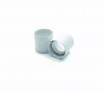 Chemise thermoplastique de douille E27 lisse blanche 250V 2A (140391)