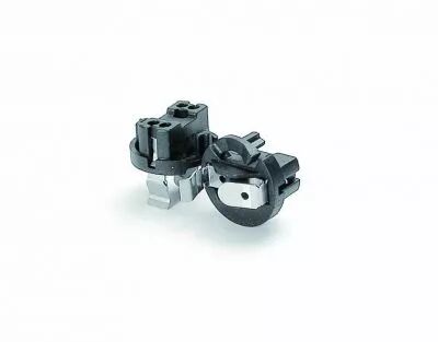 Pastille de douille E27 thermoplastique 250V 2A T210�C noire, connexions automatiques pour c�ble de 0,5 � 2,5mm,� (140396)