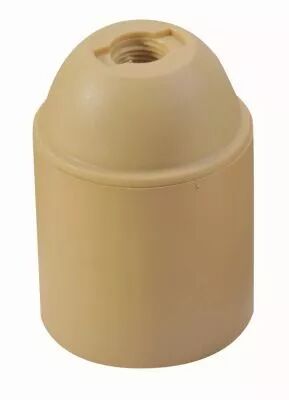 Douille thermoplastique lisse pour E27, 250V 2A mont�e (compl�te pr�-viss�e et non bloqu�e) noire (140425)