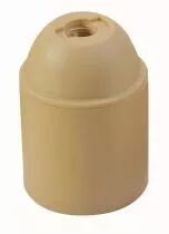Douille thermoplastique lisse pour E27, 250V 2A montée (complète pré-vissée et non bloquée) noire (140425)