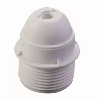 Douille thermoplastique mi-filet�e pour E27, 250V 2A mont�e (compl�te pr�-viss�e et non bloqu�e) noire (140431)