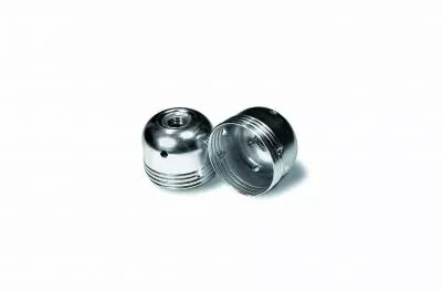 Capuchon de douille E27 m�tallique, laitonn�, avec raccord filet� m�tallique M10x1 et vis de blocage (140552)