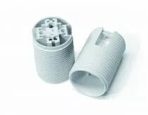 Chemise thermoplastique filetée avec connexions automatiques pour douille de lampe E12 blanc (140664)