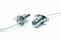 Douille R7S stéatite, corps aluminium, 250V 6A T250°C, montage avec équerre métallique entraxe prédéfini, fixation par vis M4 (1