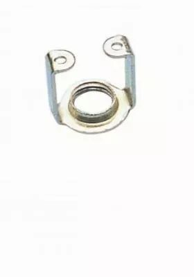 Equerre de fixation m�tallique pour douilles st�atites diam�tre 17mm, hauteur 19,8mm (141106)