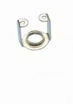 Equerre de fixation métallique pour douilles stéatites diamètre 17mm, hauteur 19,8mm (141106)