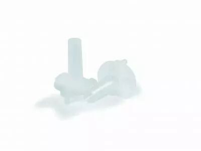 Isolateur serre-c�ble transparent pour douille � clipser E14 classe 2 ou E27 thermoplastique pour c�ble rond H03VV-F 2X0,75mm� (