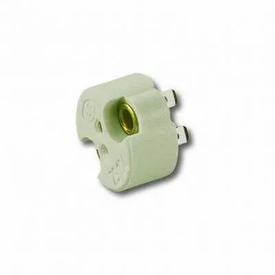 Douille c�ramique pour lampe G4, 50V 10A T250�C, avec cosses plates 2,8x0,8mm (141126)