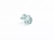Serre-câble ext. avec raccord fileté mâle M 10x1 8mm, blanc, pour câble plat ou rond H03/H5VV-F, à utiliser avec vis 141133-ACC 
