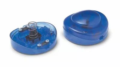 Interrupteur A PIED UNIP. BLEU TRANSP (142308)