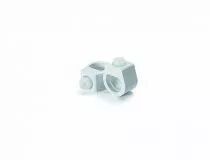Serre-câble ext. avec raccord fileté mâle M 10x1 8mm,  transparent, pour câble plat ou rond H03/H5VV-F, vis d'arrêt incluse (142