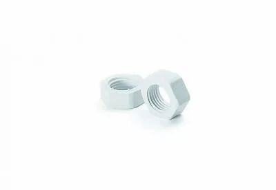 ECROU 6PANS PLAST H=6MM Blanc (142614)