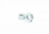 ECROU 6PANS PLAST H=6MM Blanc (142614)