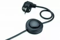Cordon 2 mètres avec fiche 2 pôles+terre, rond 3x0,75mm2, dégainé 21mm dénudé 7mm, noir (144062)
