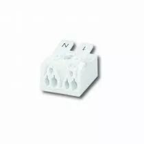 BORNIER 2 POLES TROU FIX. 1N (144601)