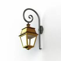 Applique Avenue 2 N°2 LED Laiton vernis teinté Diffuseur opale (102106070)