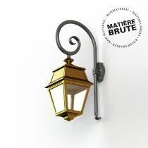 Applique Avenue 2 N°2 LED Laiton brut Diffuseur opale (102106072)