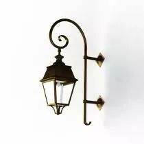 Applique Avenue 4 N°5 E27 Patiné doré Diffuseur opale (104130009)