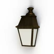 Applique Avenue 4 N°2 LED Patine dorée Diffuseur en plexiglas Diffuseur opale (104251009)