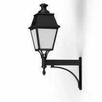 Applique Avenue 4 N°4 LED Noir Diffuseur opale (104258000)