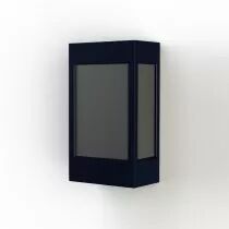 Applique Brick² N°1 en Bleu acier Diffuseur plexiglas noir (108004065)