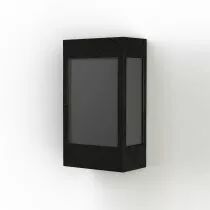 Applique Brick² N°1 en Aluminium anodisé noir Diffuseur plexiglas noir (108004144)