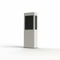 Applique Brick² N°2 en Blanc pur Diffuseur plexiglas noir (108005101)