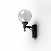 Applique Moon N°1 Noir foncé Diffuseur opale (109002000)