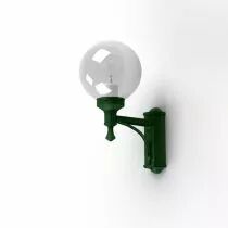 Applique Moon N°1 Vert Anglais Diffuseur opale (109002019)