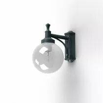 Applique Moon N°2 Vert de gris Diffuseur opale (109004008)