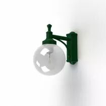 Applique Moon N°2 Vert sapin Diffuseur opale (109004067)