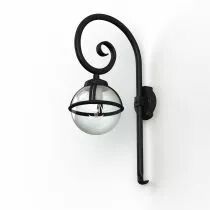 Applique Boréal N°2 Noir foncé Diffuseur opale (111003000)