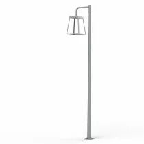 Lampadaire Lampiok 4 N°3 Gris soie Diffuseur clair (175027105)