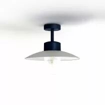 Plafonnier Aubanne N°2 Bleu acier Diffuseur dépoli (101004065)
