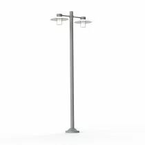 Lampadaire Aubanne N°5 Gris métal Diffuseur dépoli (101010023)