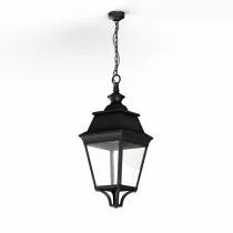 Suspension Avenue 3 N°1 Noir foncé Diffuseur clair (103001000)