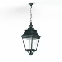 Suspension Avenue 3 N°1 Vert de gris Diffuseur clair (103001008)