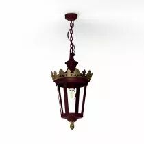 Suspension Louvre N°1 E27 Rouge vin (133001066)