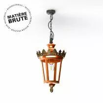 Suspension Louvre N°1 E27 Cuivre brut (133001082)