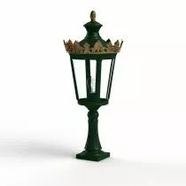 Borne Louvre N°3 E27 Vert sapin (133005067)